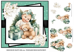 BABYS FIRST CHRISTMAS - GREEN - GIRLS KIT