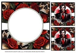 VAMPIRE BIRTHDAY INSERT