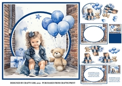 LITTLE GIRL IN DENIM KIT