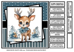 CUTE DEER CHRISTMAS