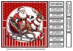 SANTA WITH REINDEER