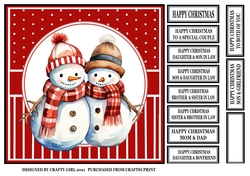 SNOWMAN COUPLE