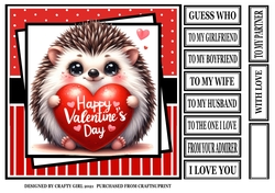 VALENTINE HEDGEHOG