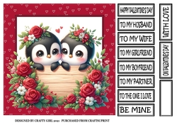 PENGUIN COUPLE VALENTINE