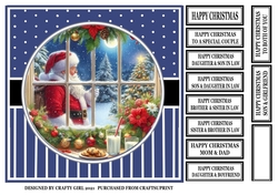 SANTA WINDOW SCENE