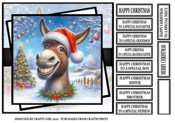 CHRISTMAS DONKEY