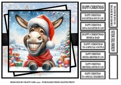 CHRISTMAS DONKEY 1 - RELATIVES