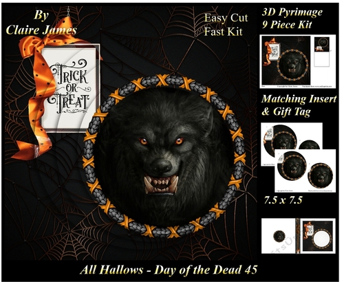 All Hallows Eve - The Day Of The Dead 45 - Pyrimage/Pyramid + Insert & Tag