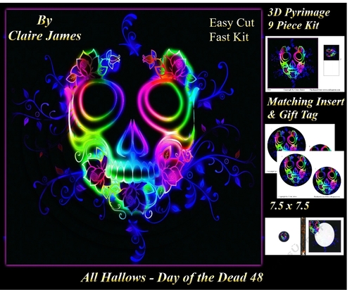 All Hallows Eve - The Day Of The Dead 48 - Pyrimage/Pyramid + Insert & Tag