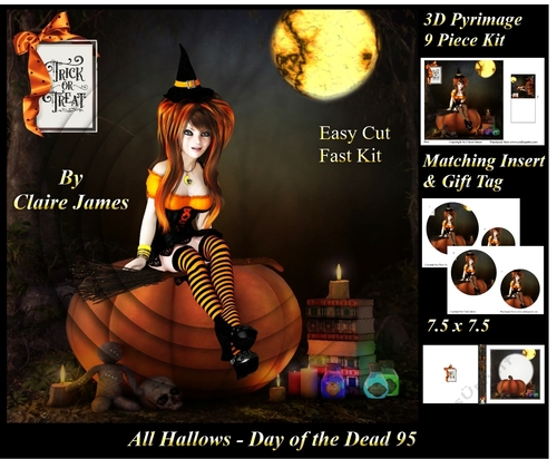 All Hallows Eve - The Day Of The Dead 95 - Pyrimage/Pyramid + Insert & Tag