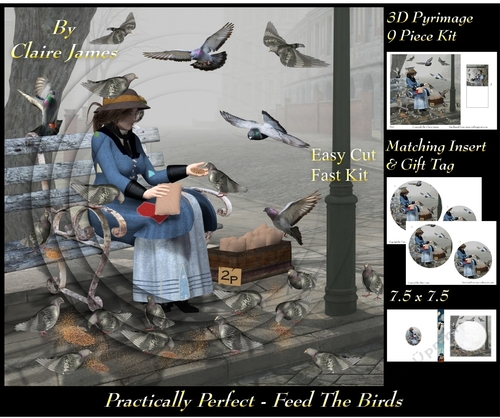 Fairy Tales - Practically Perfect - Feed The Birds - Pyrimage/Pyramid + Insert & Tag