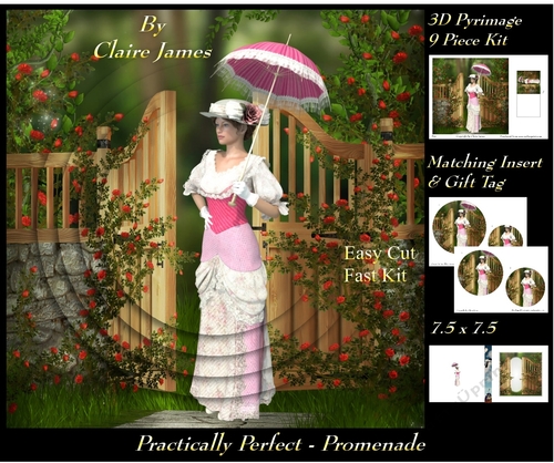 Fairy Tales - Practically Perfect - Promenade - Pyrimage/Pyramid + Insert & Tag
