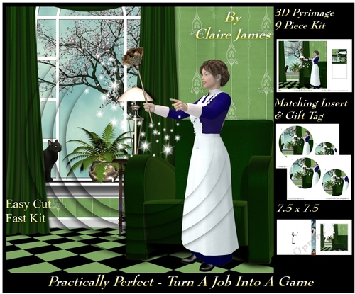 Fairy Tales - Practically Perfect - Turn A Job Into A Game - Pyrimage/Pyramid + Insert & Tag