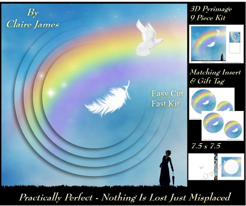 Fairy Tales - Practically Perfect - Nothing Is Lost Just Misplaced - Pyrimage/Pyramid + Insert & Tag