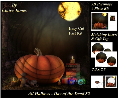 All Hallows Eve - The Day Of The Dead 82 - Pyrimage/Pyramid + Insert & Tag