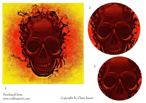 One Sheet Wonders - Halloween, All Hallows, Day Of The Dead 11 - Easy Cut - 3D Pyramid 