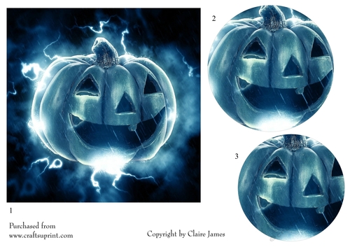 One Sheet Wonders - Halloween, All Hallows, Day Of The Dead 26 - Easy Cut - 3D Pyramid 