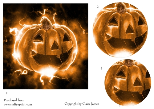 One Sheet Wonders - Halloween, All Hallows, Day Of The Dead 30 - Easy Cut - 3D Pyramid 