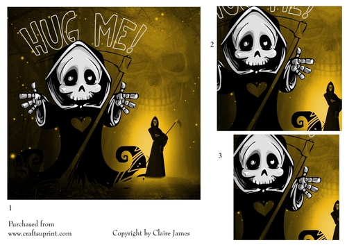 One Sheet Wonders - Halloween, All Hallows, Day Of The Dead 42 - Easy Cut - 3D Pyramid 