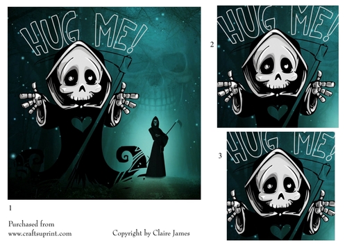 One Sheet Wonders - Halloween, All Hallows, Day Of The Dead 47 - Easy Cut - 3D Pyramid 