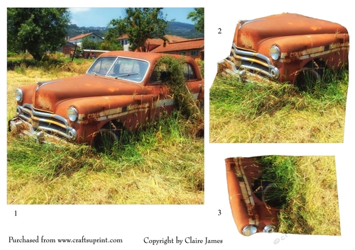 One Sheet Wonders - Barn Finds 4 - Easy Cut - 3D Decoupage
