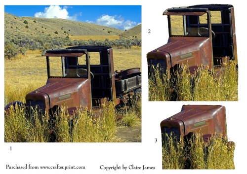 One Sheet Wonders - Barn Finds 6 - Easy Cut - 3D Decoupage