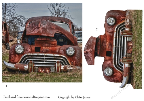 One Sheet Wonders - Barn Finds 9 - Easy Cut - 3D Decoupage