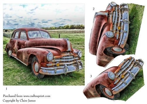 One Sheet Wonders - Barn Finds 10 - Easy Cut - 3D Decoupage