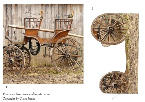 One Sheet Wonders - Barn Finds 11 - Easy Cut - 3D Decoupage