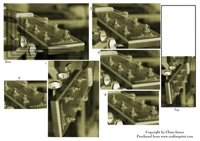Guitar Headstock + Gift Tag - Pyrimage Piramid Stacker