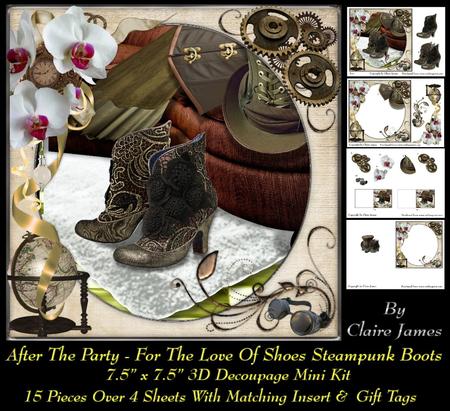 After the Party - for the Love of Shoes & Steampunk + Tags+