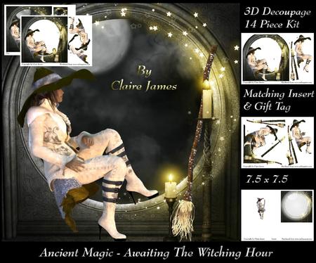 Ancient Magic - Awaiting the Witching Hour + Insert & Tag