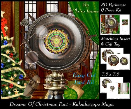 Dreams of Christmas Past - Kaleidoscope Magic Pyrimage
