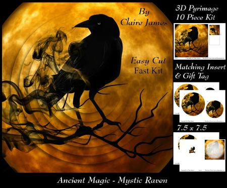 Ancient Magic - Mystic Raven Pyrimage Easy Cut Fast Kit +