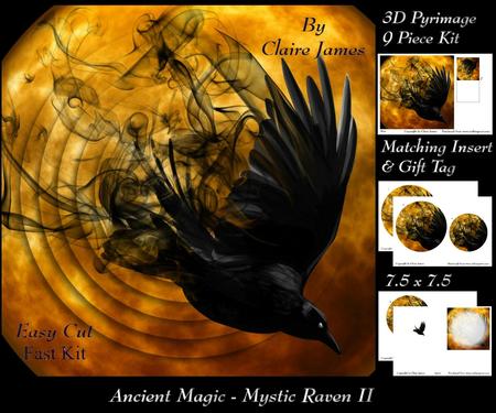 Ancient Magic - Mystic Raven 2 Pyrimage + Insert & Tag