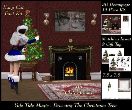 Yule Tide Magic - Dressing the Christmas Tree 2 +insert+tag
