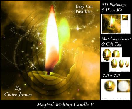 Magical Wishing Candle 5 - Send Someone a Wish + Insert+tag
