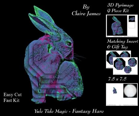 Because We Love Furrys - Electric Fantasy Hare + Insert+tag
