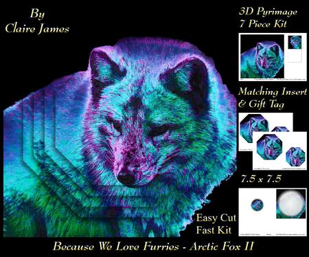 Because We Love Furrys - Electric Fantasy Arctic Fox 2 +tag+