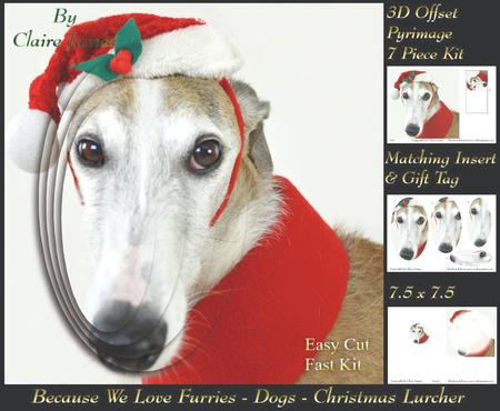Furry Friends & Familiars - Christmas Lurcher Pyrimage +tag+