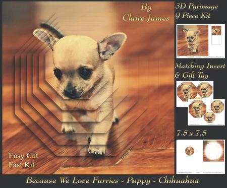 Furry Friends & Familiars - Puppies - Chihuahua + Insert+tag
