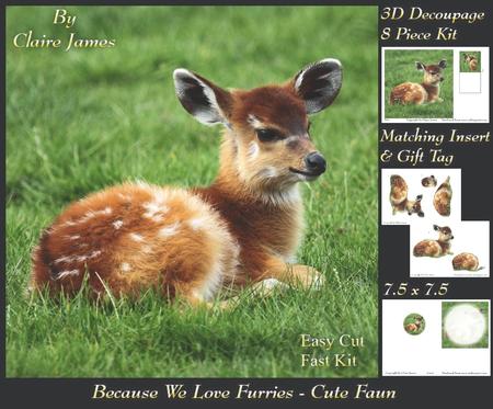 Because We Love Furries - Beautiful Fawn + Insert & Tag