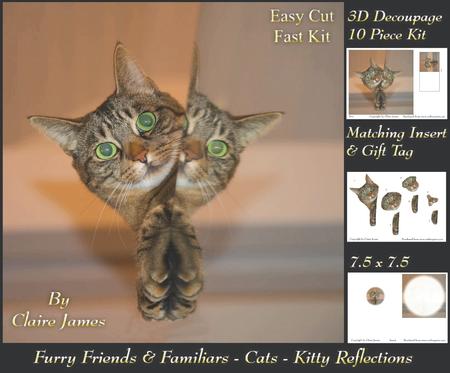 Furry Friends & Familiars - Cats - Kitty Reflections Deco +