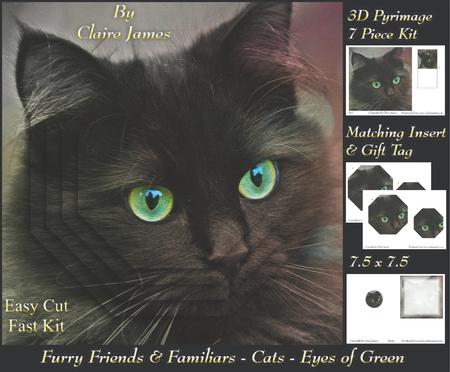 Furry Friends & Familiars - Cats - Eyes of Green +insert+tag