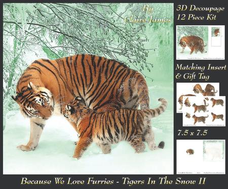 Because We Love Furries - Gorgeous Tigers in the Snow 2 +