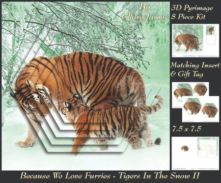 Because We Love Furries - Gorgeous Tigers in the Snow 2+tag+