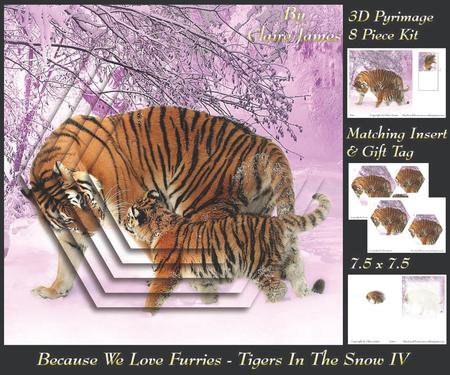 Because We Love Furries - Gorgeous Tigers in the Snow 4+tag+