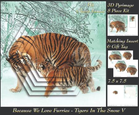 Because We Love Furries - Gorgeous Tigers in the Snow 5+tag+