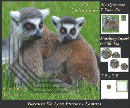 Because We Love Furries - Beautiful Lemurs + Insert & Tag