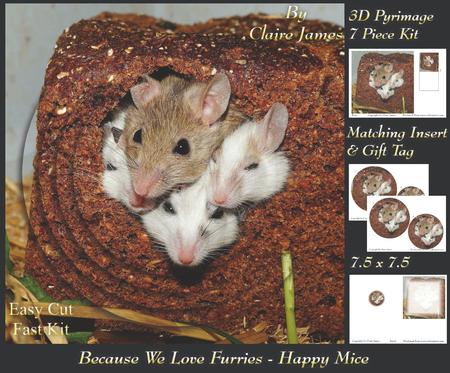 Because We Love Furries - Happy Pet Mice + Insert & Tag